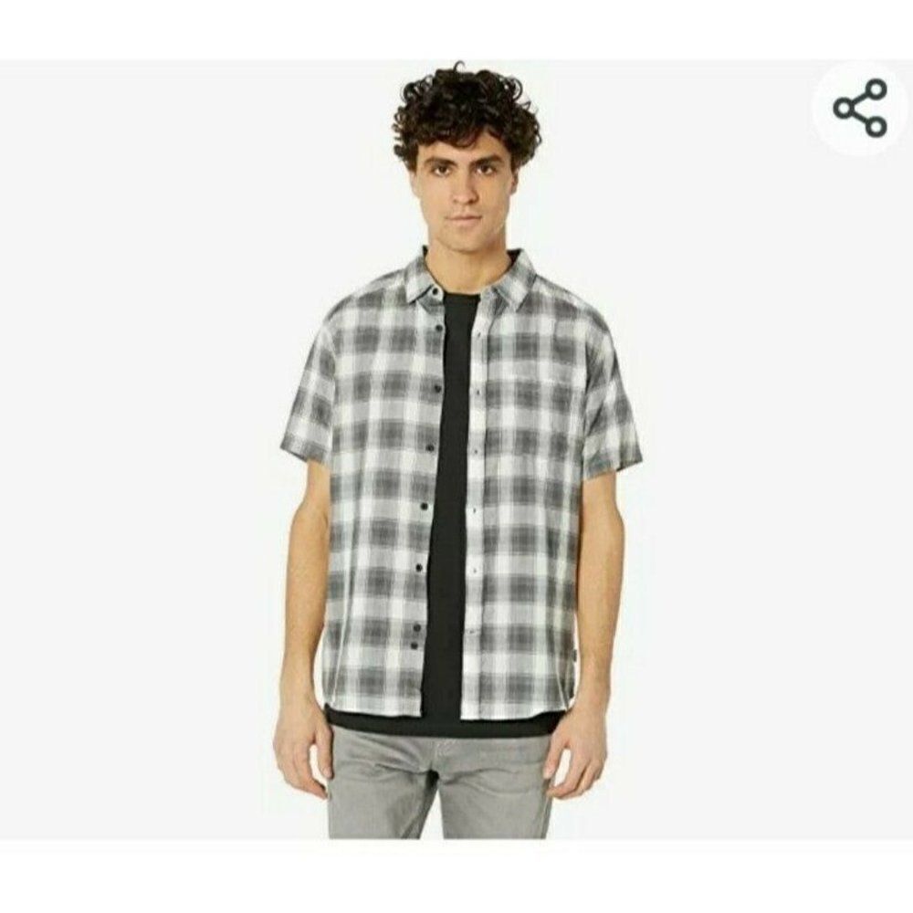Hurley Archie Short Sleeve Woven Summit White XL
